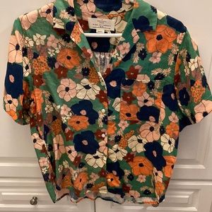 Trovata camp style linen shirt